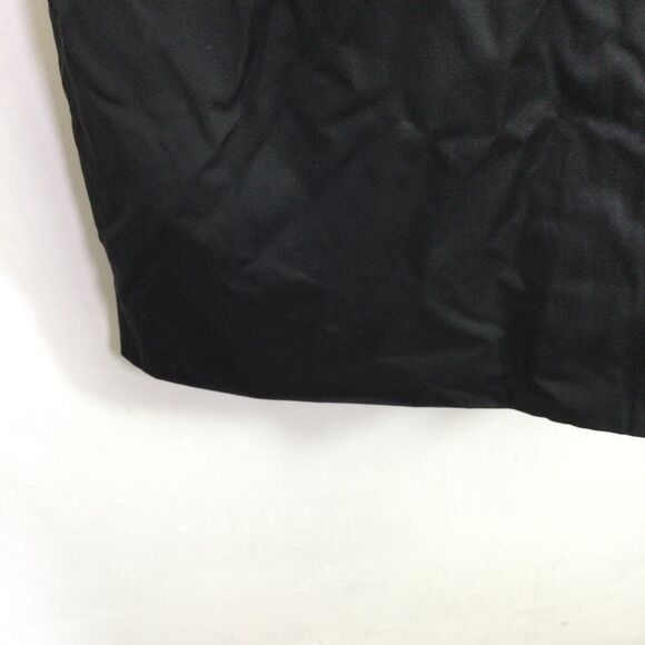 Michael Michael Kors Womens Trench Coat Relaxed Double Breasted Black Size S - Picture 15 of 16